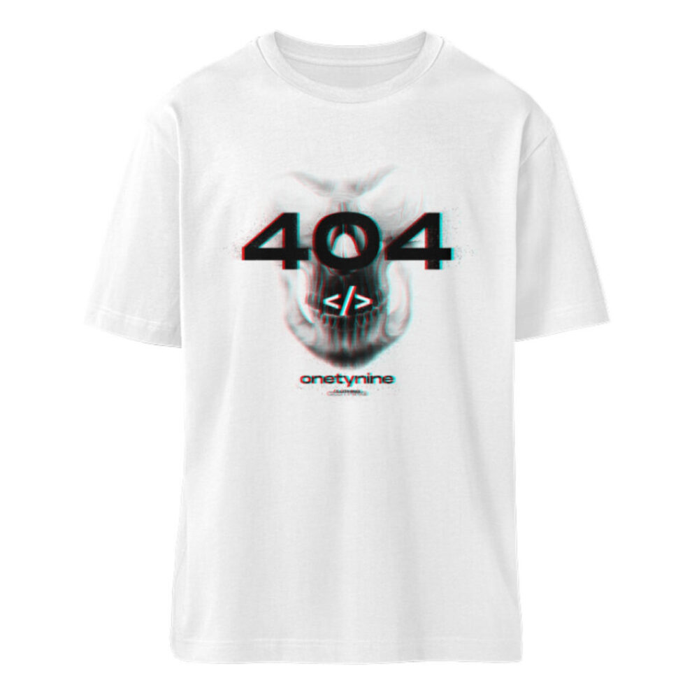 Oversized Tee "404" - Fuser Oversized Shirt ST/ST-3